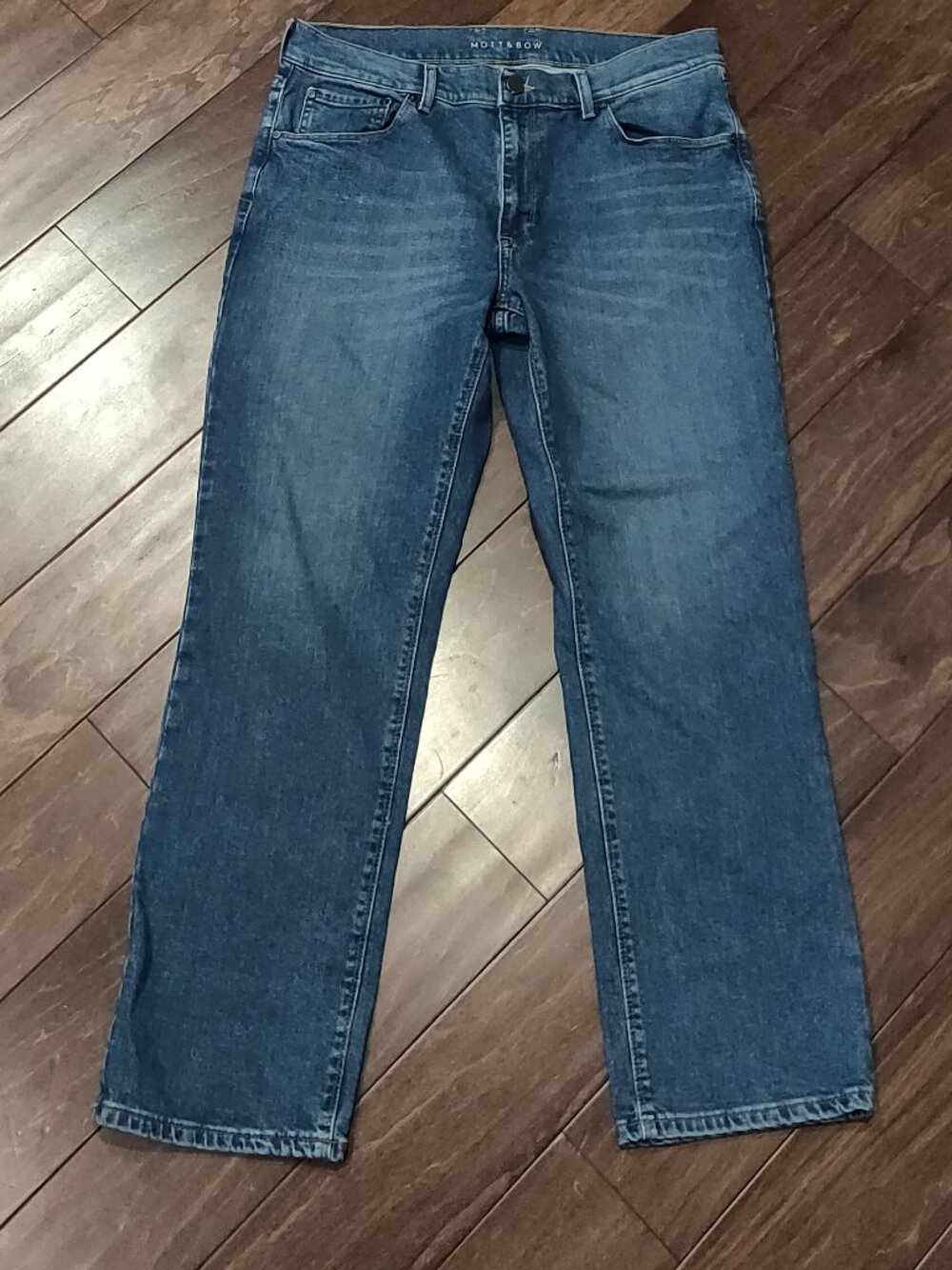 Mott & Bow Straight Benson 5 Pocket Jeans Size 35x30